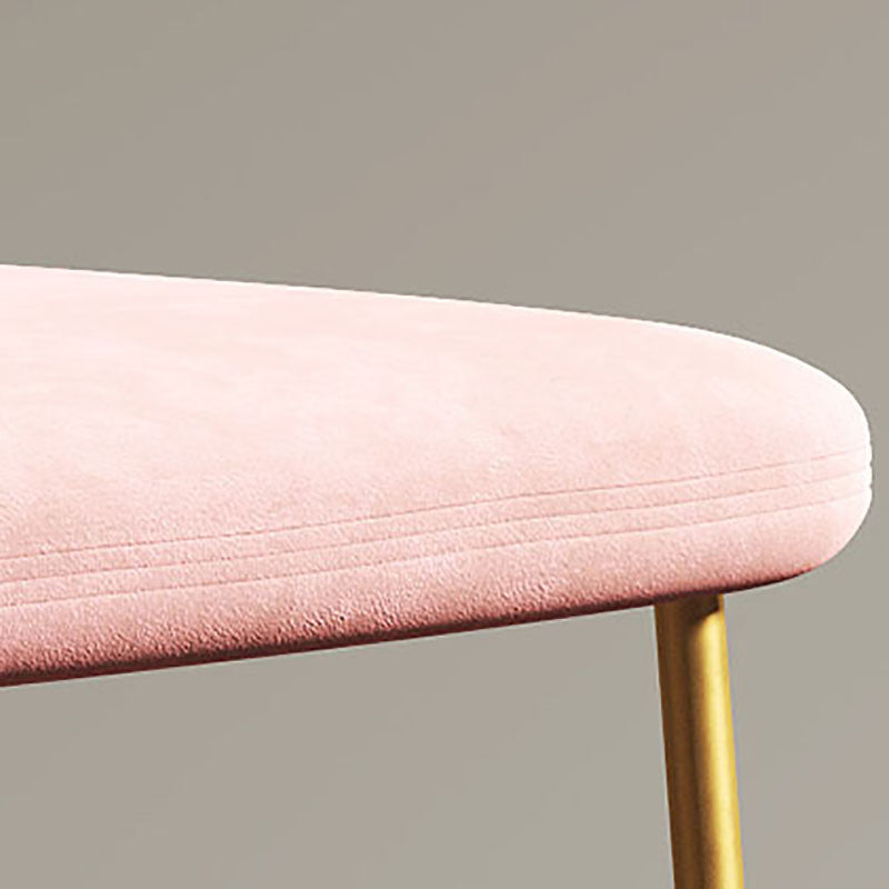 Nordic Metal Dining Room Chairs Open Back Dining Side Armless Chair for Restaurant (Set of 2) Clearhalo ' kitchen&dining_furn' 'Dining Chairs' 'Dining Tables & Seating' 'dining_chair' 'furn' 'furn_dining_chair' 'Furniture' 'furniture_dining_chair' 'Kitchen & Dining Furniture' 'kitchen' 4096680