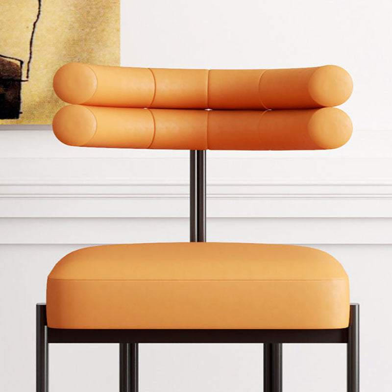 Designer Style Velvet Cafe Side Chair Cool Colors Open Dining Chair (Set of 2) Clearhalo ' kitchen&dining_furn' 'Dining Chairs' 'Dining Tables & Seating' 'dining_chair' 'furn' 'furn_dining_chair' 'Furniture' 'furniture_dining_chair' 'Kitchen & Dining Furniture' 'kitchen' 4096708