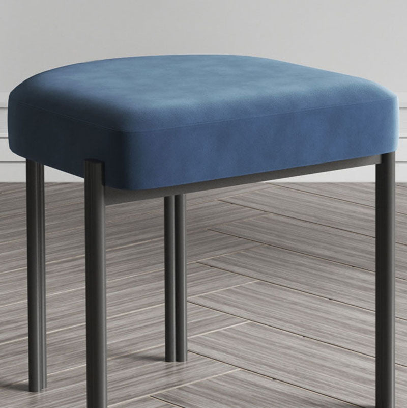 Designer Style Velvet Cafe Side Chair Cool Colors Open Dining Chair (Set of 2) Clearhalo ' kitchen&dining_furn' 'Dining Chairs' 'Dining Tables & Seating' 'dining_chair' 'furn' 'furn_dining_chair' 'Furniture' 'furniture_dining_chair' 'Kitchen & Dining Furniture' 'kitchen' 4096710