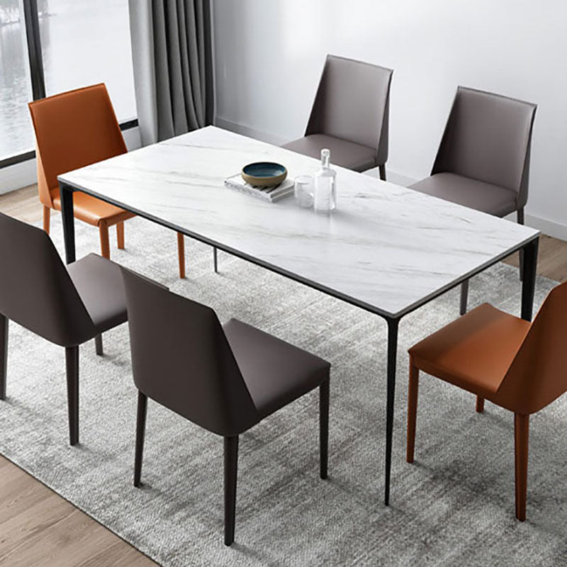 Saddle Leather Designer Style Home Side Chair Parsons Matte Finish Dining Chair (Set of 2) Clearhalo ' kitchen&dining_furn' 'Dining Chairs' 'Dining Tables & Seating' 'dining_chair' 'furn' 'furn_dining_chair' 'Furniture' 'furniture_dining_chair' 'Kitchen & Dining Furniture' 'kitchen' 4096755