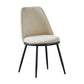 Velvet Scandinavian Dining Room Side Chair Parsons Matte Finish Dining Chair Off-White 1 Piece Black Clearhalo ' kitchen&dining_furn' 'Dining Chairs' 'Dining Tables & Seating' 'dining_chair' 'furn' 'furn_dining_chair' 'Furniture' 'furniture_dining_chair' 'Kitchen & Dining Furniture' 'kitchen' 4096767