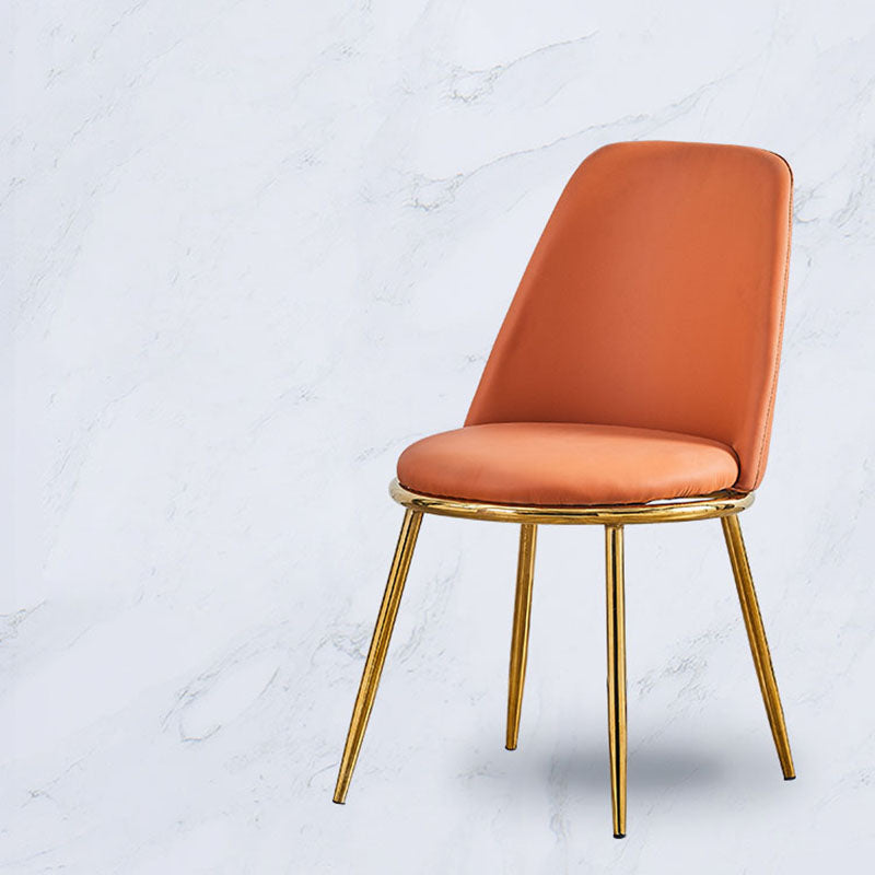 Velvet Scandinavian Dining Room Side Chair Parsons Matte Finish Dining Chair Clearhalo ' kitchen&dining_furn' 'Dining Chairs' 'Dining Tables & Seating' 'dining_chair' 'furn' 'furn_dining_chair' 'Furniture' 'furniture_dining_chair' 'Kitchen & Dining Furniture' 'kitchen' 4096776