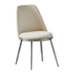 Velvet Scandinavian Dining Room Side Chair Parsons Matte Finish Dining Chair Off-White 1 Piece Silver Clearhalo ' kitchen&dining_furn' 'Dining Chairs' 'Dining Tables & Seating' 'dining_chair' 'furn' 'furn_dining_chair' 'Furniture' 'furniture_dining_chair' 'Kitchen & Dining Furniture' 'kitchen' 4096783