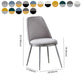 Velvet Scandinavian Dining Room Side Chair Parsons Matte Finish Dining Chair Clearhalo ' kitchen&dining_furn' 'Dining Chairs' 'Dining Tables & Seating' 'dining_chair' 'furn' 'furn_dining_chair' 'Furniture' 'furniture_dining_chair' 'Kitchen & Dining Furniture' 'kitchen' 4096819