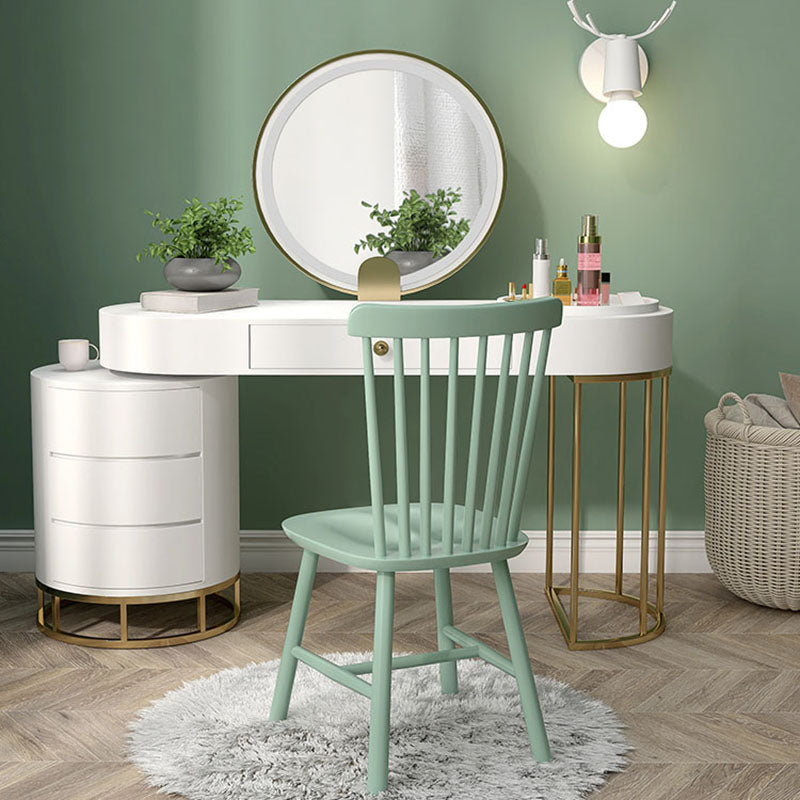 Indoor Scandinavian Side Chair Wood Upholstered Windsor Back Dining Room Chair (Set of 2) Clearhalo ' kitchen&dining_furn' 'Dining Chairs' 'Dining Tables & Seating' 'dining_chair' 'furn' 'furn_dining_chair' 'Furniture' 'furniture_dining_chair' 'Kitchen & Dining Furniture' 'kitchen' 4096823