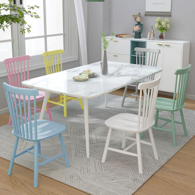 Indoor Scandinavian Side Chair Wood Upholstered Windsor Back Dining Room Chair (Set of 2) Clearhalo ' kitchen&dining_furn' 'Dining Chairs' 'Dining Tables & Seating' 'dining_chair' 'furn' 'furn_dining_chair' 'Furniture' 'furniture_dining_chair' 'Kitchen & Dining Furniture' 'kitchen' 4096825