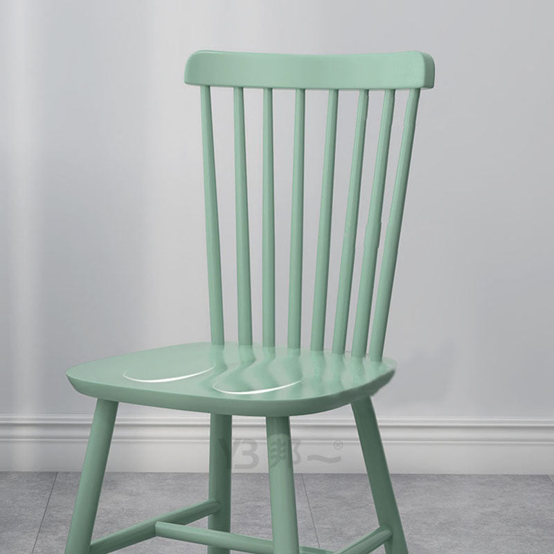 Indoor Scandinavian Side Chair Wood Upholstered Windsor Back Dining Room Chair (Set of 2) Clearhalo ' kitchen&dining_furn' 'Dining Chairs' 'Dining Tables & Seating' 'dining_chair' 'furn' 'furn_dining_chair' 'Furniture' 'furniture_dining_chair' 'Kitchen & Dining Furniture' 'kitchen' 4096829