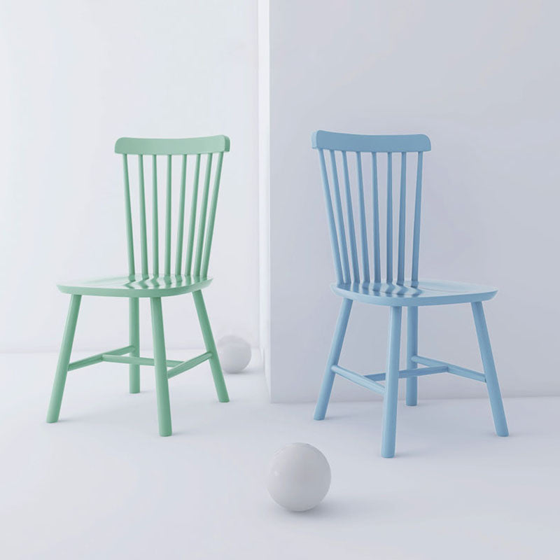 Indoor Scandinavian Side Chair Wood Upholstered Windsor Back Dining Room Chair (Set of 2) Clearhalo ' kitchen&dining_furn' 'Dining Chairs' 'Dining Tables & Seating' 'dining_chair' 'furn' 'furn_dining_chair' 'Furniture' 'furniture_dining_chair' 'Kitchen & Dining Furniture' 'kitchen' 4096832