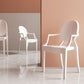 Nordic Style Plastic Dining Armchair Open Back Dining Side Chair for Home Use Clearhalo ' kitchen&dining_furn' 'Dining Chairs' 'Dining Tables & Seating' 'dining_chair' 'furn' 'furn_dining_chair' 'Furniture' 'furniture_dining_chair' 'Kitchen & Dining Furniture' 'kitchen' 4096841