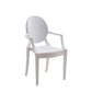 Nordic Style Plastic Dining Armchair Open Back Dining Side Chair for Home Use White 1 Piece Clearhalo ' kitchen&dining_furn' 'Dining Chairs' 'Dining Tables & Seating' 'dining_chair' 'furn' 'furn_dining_chair' 'Furniture' 'furniture_dining_chair' 'Kitchen & Dining Furniture' 'kitchen' 4096860
