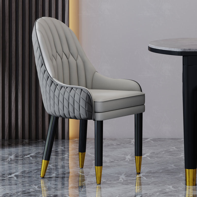 Scandinavian Indoor Arm Chair Upholstered Parsons Back Wood Dining Room Chair Clearhalo ' kitchen&dining_furn' 'Dining Chairs' 'Dining Tables & Seating' 'dining_chair' 'furn' 'furn_dining_chair' 'Furniture' 'furniture_dining_chair' 'Kitchen & Dining Furniture' 'kitchen' 4096869
