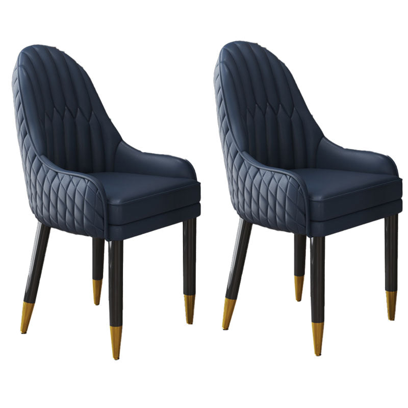 Scandinavian Indoor Arm Chair Upholstered Parsons Back Wood Dining Room Chair Blue 2 Piece Set Clearhalo ' kitchen&dining_furn' 'Dining Chairs' 'Dining Tables & Seating' 'dining_chair' 'furn' 'furn_dining_chair' 'Furniture' 'furniture_dining_chair' 'Kitchen & Dining Furniture' 'kitchen' 4096870