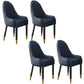 Scandinavian Indoor Arm Chair Upholstered Parsons Back Wood Dining Room Chair Blue 4 Piece Set Clearhalo ' kitchen&dining_furn' 'Dining Chairs' 'Dining Tables & Seating' 'dining_chair' 'furn' 'furn_dining_chair' 'Furniture' 'furniture_dining_chair' 'Kitchen & Dining Furniture' 'kitchen' 4096872