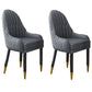 Scandinavian Indoor Arm Chair Upholstered Parsons Back Wood Dining Room Chair Grey 2 Piece Set Clearhalo ' kitchen&dining_furn' 'Dining Chairs' 'Dining Tables & Seating' 'dining_chair' 'furn' 'furn_dining_chair' 'Furniture' 'furniture_dining_chair' 'Kitchen & Dining Furniture' 'kitchen' 4096875