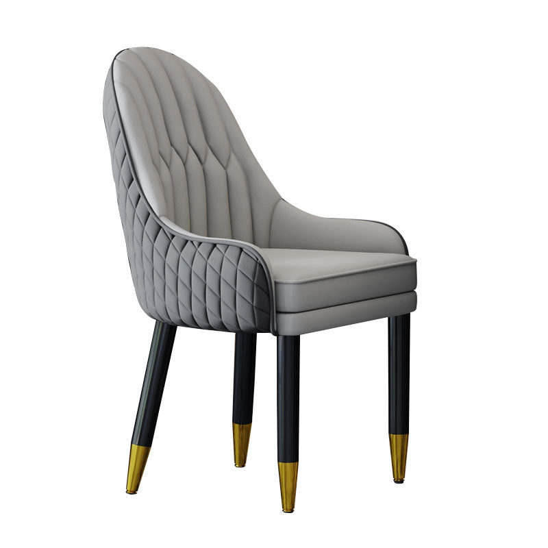 Scandinavian Indoor Arm Chair Upholstered Parsons Back Wood Dining Room Chair Clearhalo ' kitchen&dining_furn' 'Dining Chairs' 'Dining Tables & Seating' 'dining_chair' 'furn' 'furn_dining_chair' 'Furniture' 'furniture_dining_chair' 'Kitchen & Dining Furniture' 'kitchen' 4096876