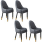 Scandinavian Indoor Arm Chair Upholstered Parsons Back Wood Dining Room Chair Grey 4 Piece Set Clearhalo ' kitchen&dining_furn' 'Dining Chairs' 'Dining Tables & Seating' 'dining_chair' 'furn' 'furn_dining_chair' 'Furniture' 'furniture_dining_chair' 'Kitchen & Dining Furniture' 'kitchen' 4096877