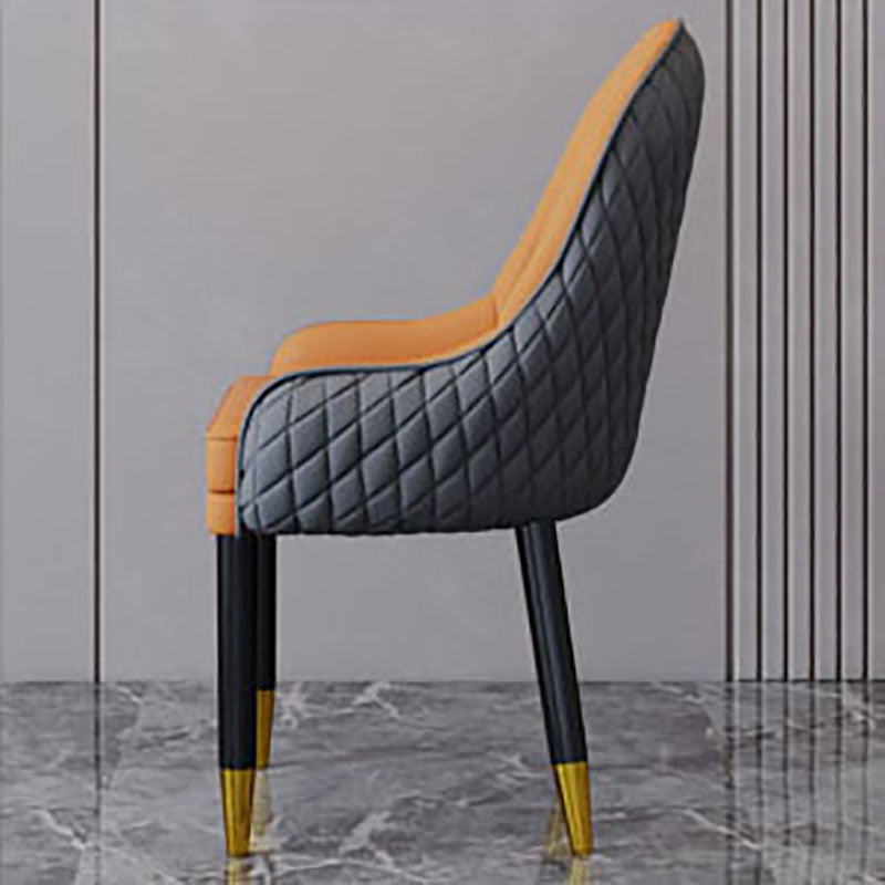 Scandinavian Indoor Arm Chair Upholstered Parsons Back Wood Dining Room Chair Clearhalo ' kitchen&dining_furn' 'Dining Chairs' 'Dining Tables & Seating' 'dining_chair' 'furn' 'furn_dining_chair' 'Furniture' 'furniture_dining_chair' 'Kitchen & Dining Furniture' 'kitchen' 4096880