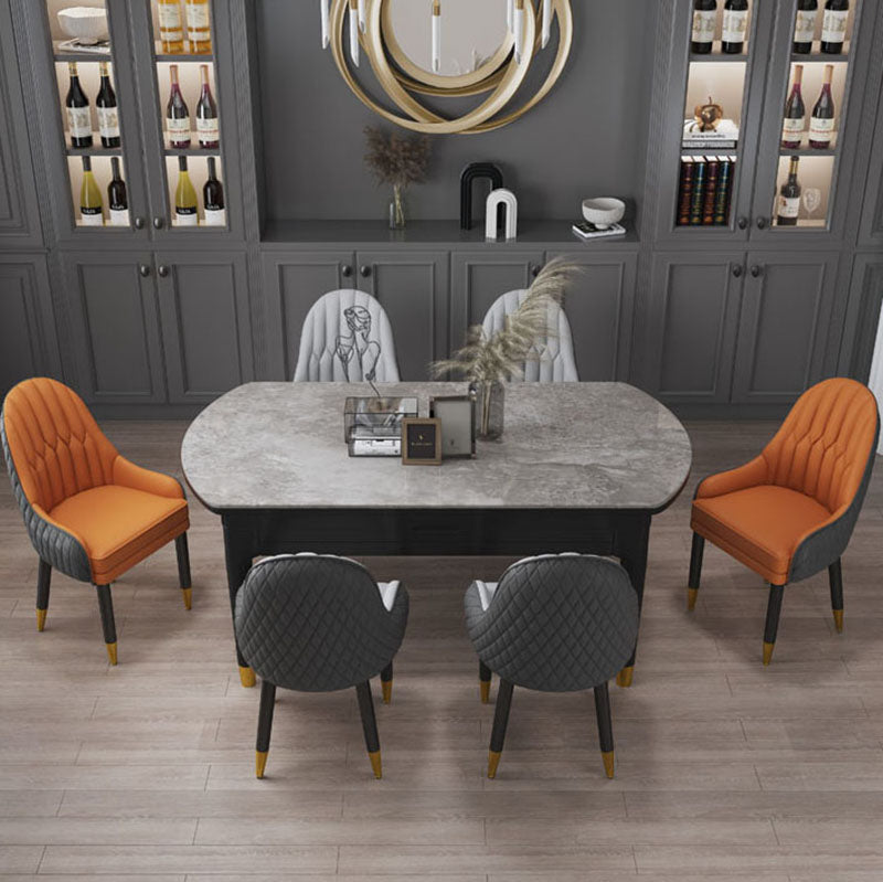 Scandinavian Indoor Arm Chair Upholstered Parsons Back Wood Dining Room Chair Clearhalo ' kitchen&dining_furn' 'Dining Chairs' 'Dining Tables & Seating' 'dining_chair' 'furn' 'furn_dining_chair' 'Furniture' 'furniture_dining_chair' 'Kitchen & Dining Furniture' 'kitchen' 4096886