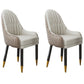 Scandinavian Indoor Arm Chair Upholstered Parsons Back Wood Dining Room Chair Khaki-White 2 Piece Set Clearhalo ' kitchen&dining_furn' 'Dining Chairs' 'Dining Tables & Seating' 'dining_chair' 'furn' 'furn_dining_chair' 'Furniture' 'furniture_dining_chair' 'Kitchen & Dining Furniture' 'kitchen' 4096888