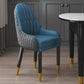 Scandinavian Indoor Arm Chair Upholstered Parsons Back Wood Dining Room Chair Gray-Blue 1 Piece Clearhalo ' kitchen&dining_furn' 'Dining Chairs' 'Dining Tables & Seating' 'dining_chair' 'furn' 'furn_dining_chair' 'Furniture' 'furniture_dining_chair' 'Kitchen & Dining Furniture' 'kitchen' 4096894