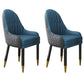 Scandinavian Indoor Arm Chair Upholstered Parsons Back Wood Dining Room Chair Gray-Blue 2 Piece Set Clearhalo ' kitchen&dining_furn' 'Dining Chairs' 'Dining Tables & Seating' 'dining_chair' 'furn' 'furn_dining_chair' 'Furniture' 'furniture_dining_chair' 'Kitchen & Dining Furniture' 'kitchen' 4096895