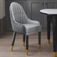 Scandinavian Indoor Arm Chair Upholstered Parsons Back Wood Dining Room Chair Light Gray 1 Piece Clearhalo ' kitchen&dining_furn' 'Dining Chairs' 'Dining Tables & Seating' 'dining_chair' 'furn' 'furn_dining_chair' 'Furniture' 'furniture_dining_chair' 'Kitchen & Dining Furniture' 'kitchen' 4096897