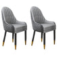 Scandinavian Indoor Arm Chair Upholstered Parsons Back Wood Dining Room Chair Light Gray 2 Piece Set Clearhalo ' kitchen&dining_furn' 'Dining Chairs' 'Dining Tables & Seating' 'dining_chair' 'furn' 'furn_dining_chair' 'Furniture' 'furniture_dining_chair' 'Kitchen & Dining Furniture' 'kitchen' 4096898