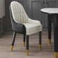 Scandinavian Indoor Arm Chair Upholstered Parsons Back Wood Dining Room Chair Black White 1 Piece Clearhalo ' kitchen&dining_furn' 'Dining Chairs' 'Dining Tables & Seating' 'dining_chair' 'furn' 'furn_dining_chair' 'Furniture' 'furniture_dining_chair' 'Kitchen & Dining Furniture' 'kitchen' 4096900
