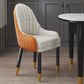 Scandinavian Indoor Arm Chair Upholstered Parsons Back Wood Dining Room Chair Off-White 1 Piece Clearhalo ' kitchen&dining_furn' 'Dining Chairs' 'Dining Tables & Seating' 'dining_chair' 'furn' 'furn_dining_chair' 'Furniture' 'furniture_dining_chair' 'Kitchen & Dining Furniture' 'kitchen' 4096924