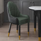 Scandinavian Indoor Arm Chair Upholstered Parsons Back Wood Dining Room Chair Blackish Green 1 Piece Clearhalo ' kitchen&dining_furn' 'Dining Chairs' 'Dining Tables & Seating' 'dining_chair' 'furn' 'furn_dining_chair' 'Furniture' 'furniture_dining_chair' 'Kitchen & Dining Furniture' 'kitchen' 4096927