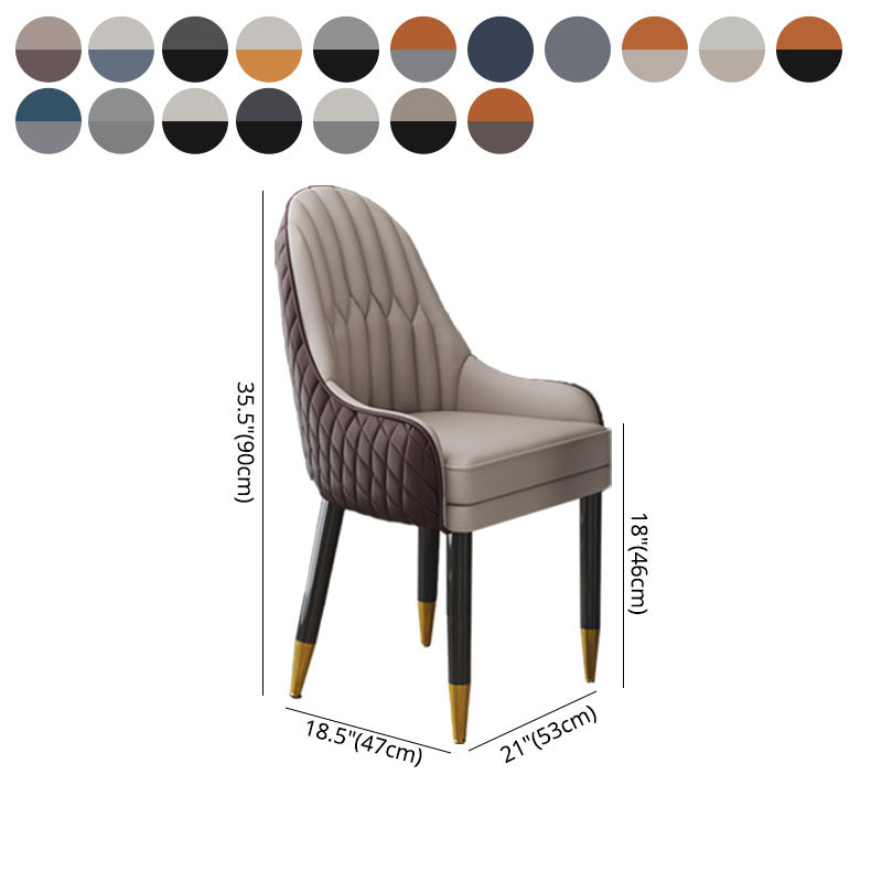 Scandinavian Indoor Arm Chair Upholstered Parsons Back Wood Dining Room Chair Clearhalo ' kitchen&dining_furn' 'Dining Chairs' 'Dining Tables & Seating' 'dining_chair' 'furn' 'furn_dining_chair' 'Furniture' 'furniture_dining_chair' 'Kitchen & Dining Furniture' 'kitchen' 4096933