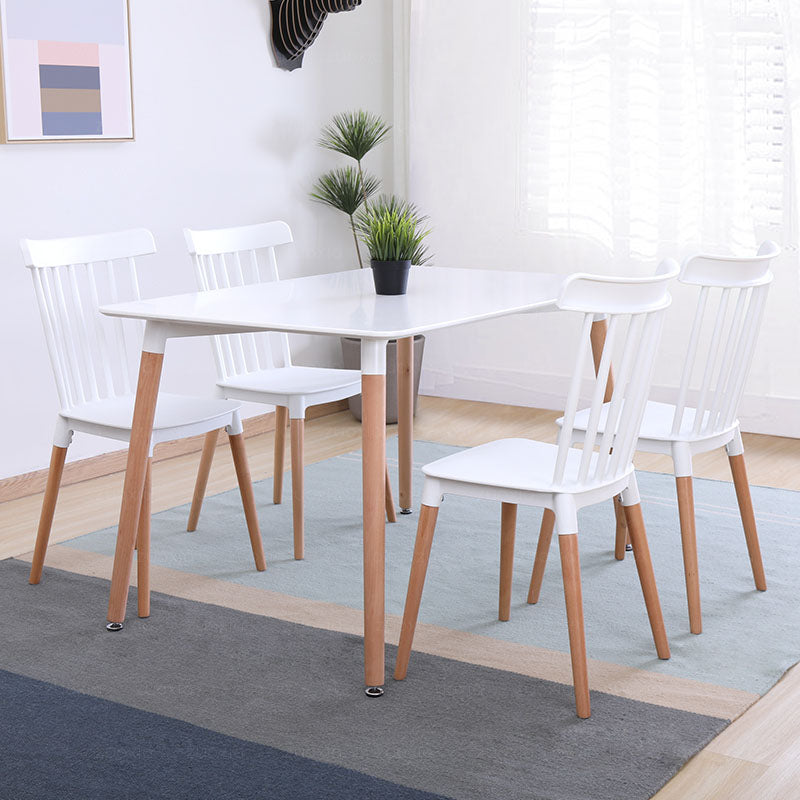 Nordic Style Wood Dining Chair Slat Back Stacking Side Chair for Home Use Clearhalo ' kitchen&dining_furn' 'Dining Chairs' 'Dining Tables & Seating' 'dining_chair' 'furn' 'furn_dining_chair' 'Furniture' 'furniture_dining_chair' 'Kitchen & Dining Furniture' 'kitchen' 4096968