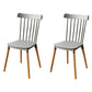 Nordic Style Wood Dining Chair Slat Back Stacking Side Chair for Home Use Grey 2 Piece Set Clearhalo ' kitchen&dining_furn' 'Dining Chairs' 'Dining Tables & Seating' 'dining_chair' 'furn' 'furn_dining_chair' 'Furniture' 'furniture_dining_chair' 'Kitchen & Dining Furniture' 'kitchen' 4096971