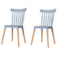 Nordic Style Wood Dining Chair Slat Back Stacking Side Chair for Home Use Gray Blue 2 Piece Set Clearhalo ' kitchen&dining_furn' 'Dining Chairs' 'Dining Tables & Seating' 'dining_chair' 'furn' 'furn_dining_chair' 'Furniture' 'furniture_dining_chair' 'Kitchen & Dining Furniture' 'kitchen' 4096976