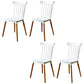 Nordic Style Wood Dining Chair Slat Back Stacking Side Chair for Home Use White 4 Piece Set Clearhalo ' kitchen&dining_furn' 'Dining Chairs' 'Dining Tables & Seating' 'dining_chair' 'furn' 'furn_dining_chair' 'Furniture' 'furniture_dining_chair' 'Kitchen & Dining Furniture' 'kitchen' 4096987