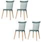 Nordic Style Wood Dining Chair Slat Back Stacking Side Chair for Home Use Blackish Green 4 Piece Set Clearhalo ' kitchen&dining_furn' 'Dining Chairs' 'Dining Tables & Seating' 'dining_chair' 'furn' 'furn_dining_chair' 'Furniture' 'furniture_dining_chair' 'Kitchen & Dining Furniture' 'kitchen' 4096990