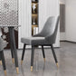 Glam Metal Dining Armless Chairs Upholstered Dining Parsons Chairs for Restaurant Dark Gray 1 Piece Clearhalo ' kitchen&dining_furn' 'Dining Chairs' 'Dining Tables & Seating' 'dining_chair' 'furn' 'furn_dining_chair' 'Furniture' 'furniture_dining_chair' 'Kitchen & Dining Furniture' 'kitchen' 4097006
