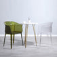 Nordic Style Plastic Dining Armchair Stacking Dining Chair for Restaurant Clearhalo ' kitchen&dining_furn' 'Dining Chairs' 'Dining Tables & Seating' 'dining_chair' 'Furniture' 'furniture_dining_chair' 'Kitchen & Dining Furniture' 'kitchen' 4097048