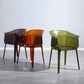 Nordic Style Plastic Dining Armchair Stacking Dining Chair for Restaurant Clearhalo ' kitchen&dining_furn' 'Dining Chairs' 'Dining Tables & Seating' 'dining_chair' 'Furniture' 'furniture_dining_chair' 'Kitchen & Dining Furniture' 'kitchen' 4097051