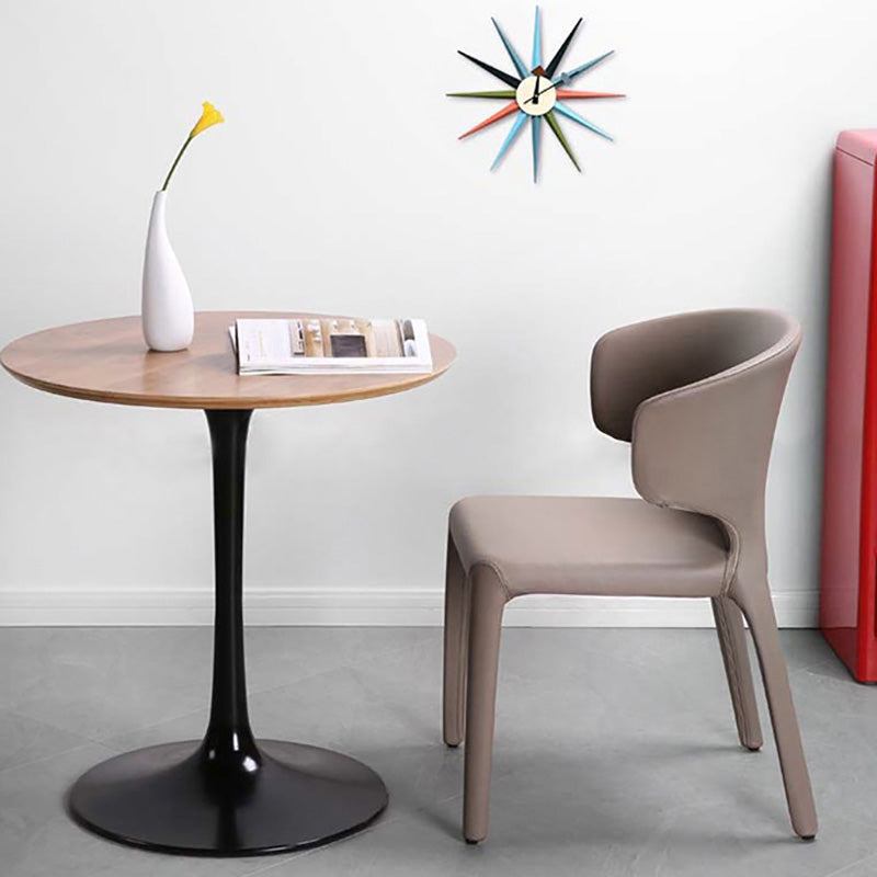 Contemporary Style Metal Dining Side Chair Dining Armless Side Chairs for Kitchen Clearhalo ' kitchen&dining_furn' 'Dining Chairs' 'Dining Tables & Seating' 'dining_chair' 'furn' 'furn_dining_chair' 'Furniture' 'furniture_dining_chair' 'Kitchen & Dining Furniture' 'kitchen' 4097055