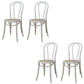 Farmhouse Wood Dining Room Chairs Open Back Dining Armless Chairs for Restaurant White 4 Piece Set Clearhalo ' kitchen&dining_furn' 'Dining Chairs' 'Dining Tables & Seating' 'dining_chair' 'furn' 'furn_dining_chair' 'Furniture' 'furniture_dining_chair' 'Kitchen & Dining Furniture' 'kitchen' 4097087