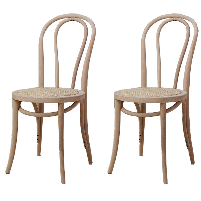 Farmhouse Wood Dining Room Chairs Open Back Dining Armless Chairs for Restaurant White-Gray 2 Piece Set Clearhalo ' kitchen&dining_furn' 'Dining Chairs' 'Dining Tables & Seating' 'dining_chair' 'furn' 'furn_dining_chair' 'Furniture' 'furniture_dining_chair' 'Kitchen & Dining Furniture' 'kitchen' 4097098