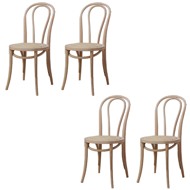 Farmhouse Wood Dining Room Chairs Open Back Dining Armless Chairs for Restaurant White-Gray 4 Piece Set Clearhalo ' kitchen&dining_furn' 'Dining Chairs' 'Dining Tables & Seating' 'dining_chair' 'furn' 'furn_dining_chair' 'Furniture' 'furniture_dining_chair' 'Kitchen & Dining Furniture' 'kitchen' 4097100