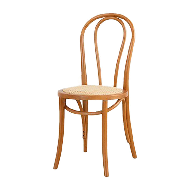 Farmhouse Wood Dining Room Chairs Open Back Dining Armless Chairs for Restaurant Khaki 1 Piece Clearhalo ' kitchen&dining_furn' 'Dining Chairs' 'Dining Tables & Seating' 'dining_chair' 'furn' 'furn_dining_chair' 'Furniture' 'furniture_dining_chair' 'Kitchen & Dining Furniture' 'kitchen' 4097103