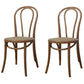 Farmhouse Wood Dining Room Chairs Open Back Dining Armless Chairs for Restaurant Brown 2 Piece Set Clearhalo ' kitchen&dining_furn' 'Dining Chairs' 'Dining Tables & Seating' 'dining_chair' 'furn' 'furn_dining_chair' 'Furniture' 'furniture_dining_chair' 'Kitchen & Dining Furniture' 'kitchen' 4097107