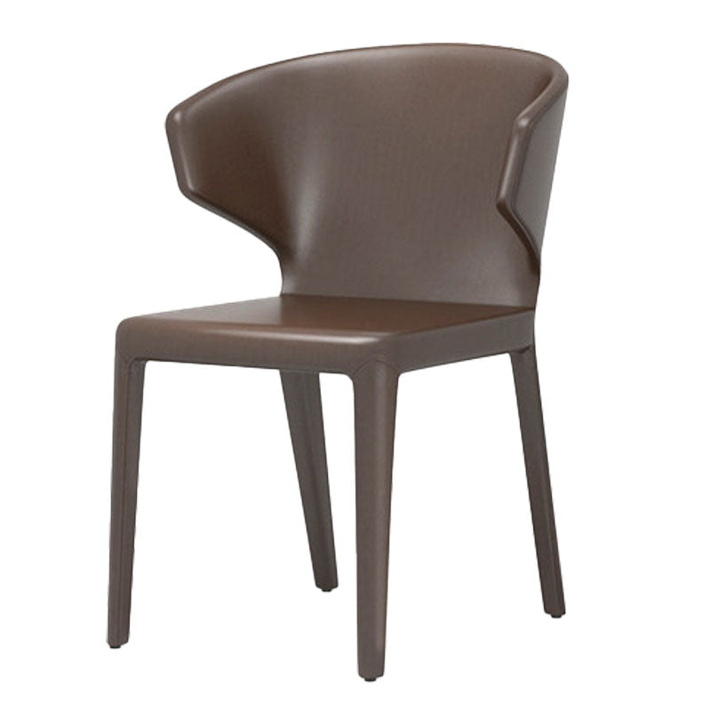 Contemporary Style Metal Dining Chair Dining Armless Side Single Chair for Kitchen Coffee Clearhalo ' kitchen&dining_furn' 'Dining Chairs' 'Dining Tables & Seating' 'dining_chair' 'furn' 'furn_dining_chair' 'Furniture' 'furniture_dining_chair' 'Kitchen & Dining Furniture' 'kitchen' 4097133