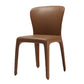 Contemporary Style Metal Dining Chair Dining Armless Side Single Chair for Kitchen Light Brown Clearhalo ' kitchen&dining_furn' 'Dining Chairs' 'Dining Tables & Seating' 'dining_chair' 'furn' 'furn_dining_chair' 'Furniture' 'furniture_dining_chair' 'Kitchen & Dining Furniture' 'kitchen' 4097138
