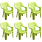 Contemporary Plastic Dining Room Chairs Dining Arm Stackable Chair for Home Use Fruit Green 6 Piece Set Clearhalo ' kitchen&dining_furn' 'Dining Chairs' 'Dining Tables & Seating' 'dining_chair' 'furn' 'furn_dining_chair' 'Furniture' 'furniture_dining_chair' 'Kitchen & Dining Furniture' 'kitchen' 4097177