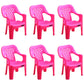 Contemporary Plastic Dining Room Chairs Dining Arm Stackable Chair for Home Use Rose Red 6 Piece Set Clearhalo ' kitchen&dining_furn' 'Dining Chairs' 'Dining Tables & Seating' 'dining_chair' 'furn' 'furn_dining_chair' 'Furniture' 'furniture_dining_chair' 'Kitchen & Dining Furniture' 'kitchen' 4097180