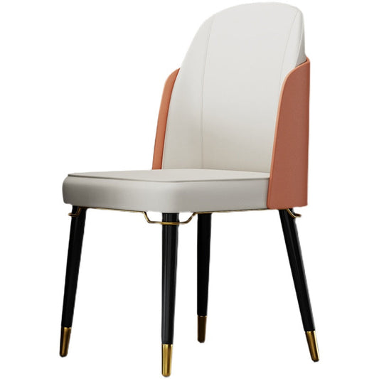 Nordic Style Wood Dining Chair PU Leather Armless Dining Chairs for Home Use Clearhalo ' kitchen&dining_furn' 'Dining Chairs' 'Dining Tables & Seating' 'dining_chair' 'furn' 'furn_dining_chair' 'Furniture' 'furniture_dining_chair' 'Kitchen & Dining Furniture' 'kitchen' 4097195